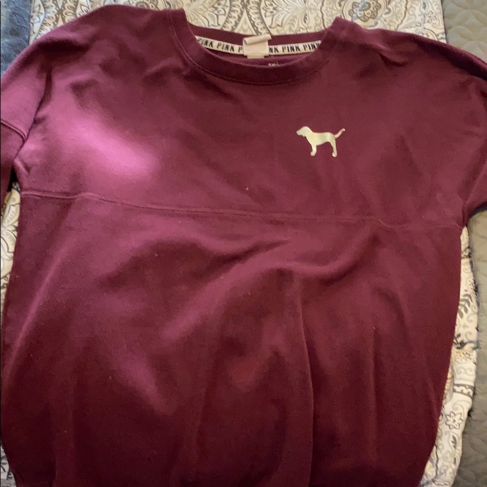 Burgundy VS Pink crew